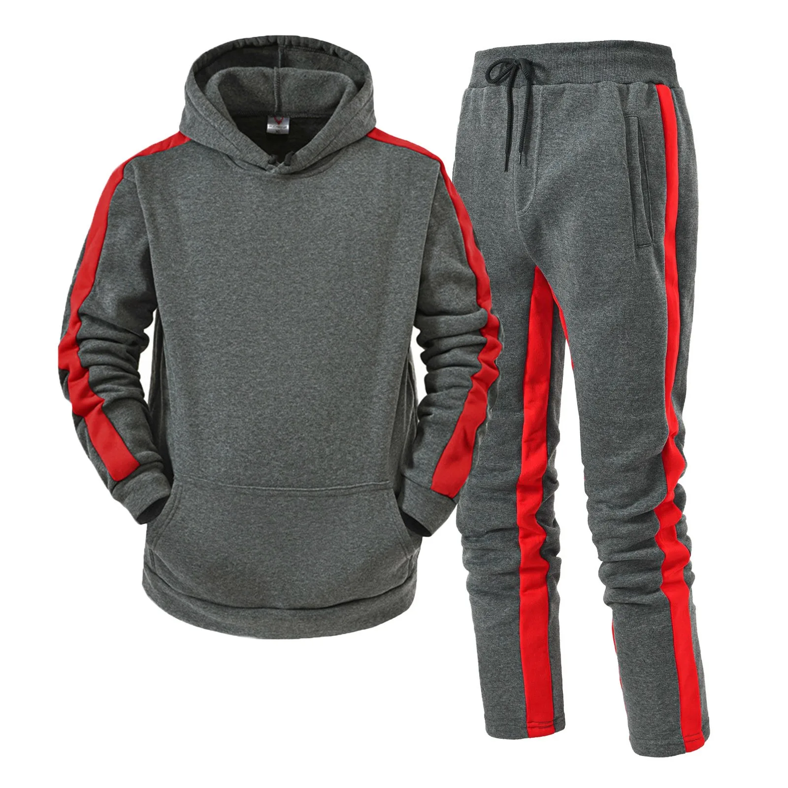Men's Tracksuit Suit Autumn Winter Tracksuit Mens Casual Splice Sweatpant Set Unisex Jogging Suit Brand Sportswear Suits
Men's Tracksuit Suit Autumn Winter Tracksuit Mens Casual Splice Sweatpant Set Unisex Jogging Suit Brand Sportswear Suits