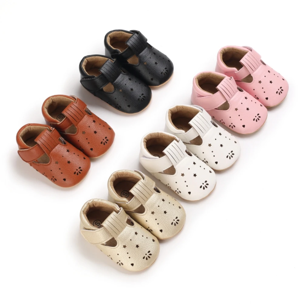 Baby Sneakers Soft Non-Slip Sole T-Strap Shoes PU Leather Baby Hallow Out Casual Prewalker Crib Shoes 0-18M Boots For Baby
Baby Sneakers Soft Non-Slip Sole T-Strap Shoes PU Leather Baby Hallow Out Casual Prewalker Crib Shoes 0-18M Boots For Baby