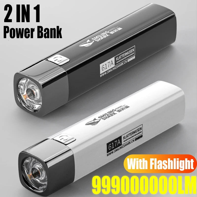 Mini Torch Power Bank 2 IN 1 Ultra Bright Tactical LED Flashlight External Spare Battery Camping Outdoor Lighting Ultra Strong
Mini Torch Power Bank 2 IN 1 Ultra Bright Tactical LED Flashlight External Spare Battery Camping Outdoor Lighting Ultra Strong