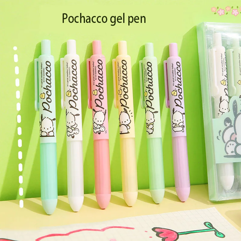 Sanrio Anime Pochacco Kawaii Gel Pen School Student Black Fountain Pen Learning Stationery Supplies Cs Nib Cartoon Child Gift
Sanrio Anime Pochacco Kawaii Gel Pen School Student Black Fountain Pen Learning Stationery Supplies Cs Nib Cartoon Child Gift