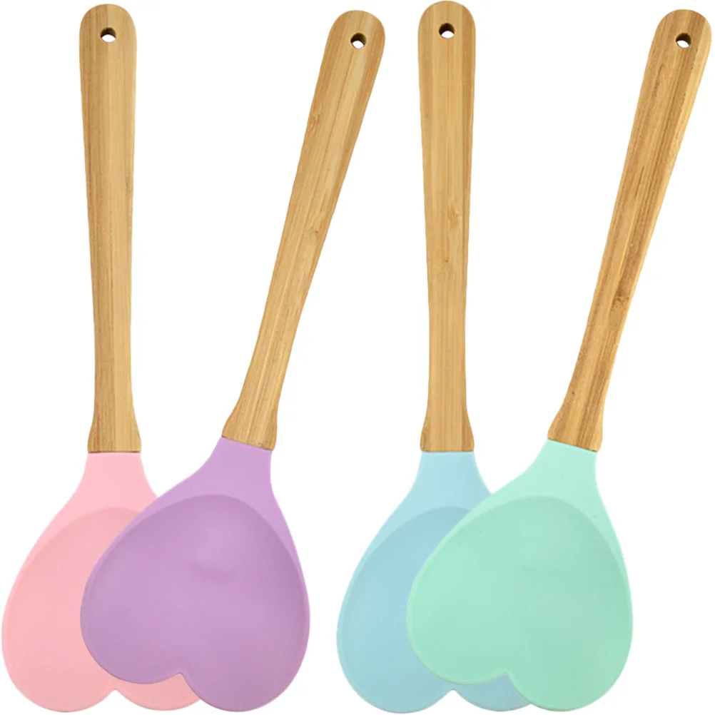 4 Pcs Coffee Stuff Heart Shaped Mixing Spoon Kitchen Accessory Rice Spoons Supplies Wood Household Soup Cooking
4 Pcs Coffee Stuff Heart Shaped Mixing Spoon Kitchen Accessory Rice Spoons Supplies Wood Household Soup Cooking