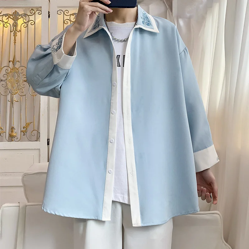High quality Fragrant coat Korean style men's minority design ins senior fried street long sleeve shirt autumn
High quality Fragrant coat Korean style men's minority design ins senior fried street long sleeve shirt autumn