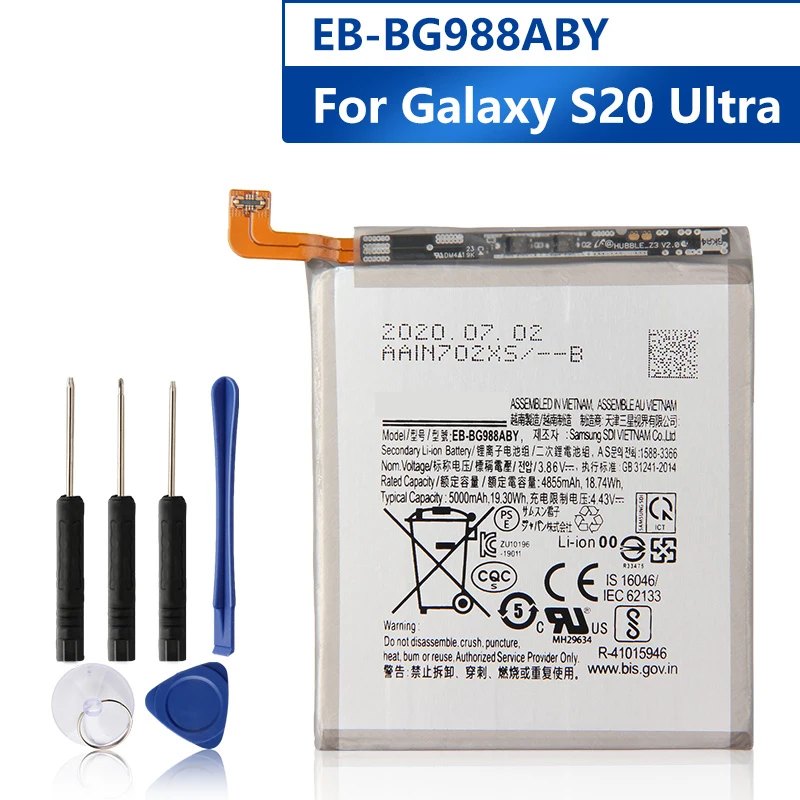 Запасная аккумуляторная батарея для Samsung Galaxy S20 PLUS S20 + S20, оригинальная запасная батарея для телефона
Запасная аккумуляторная батарея для Samsung Galaxy S20 PLUS S20 + S20, оригинальная запасная батарея для телефона
