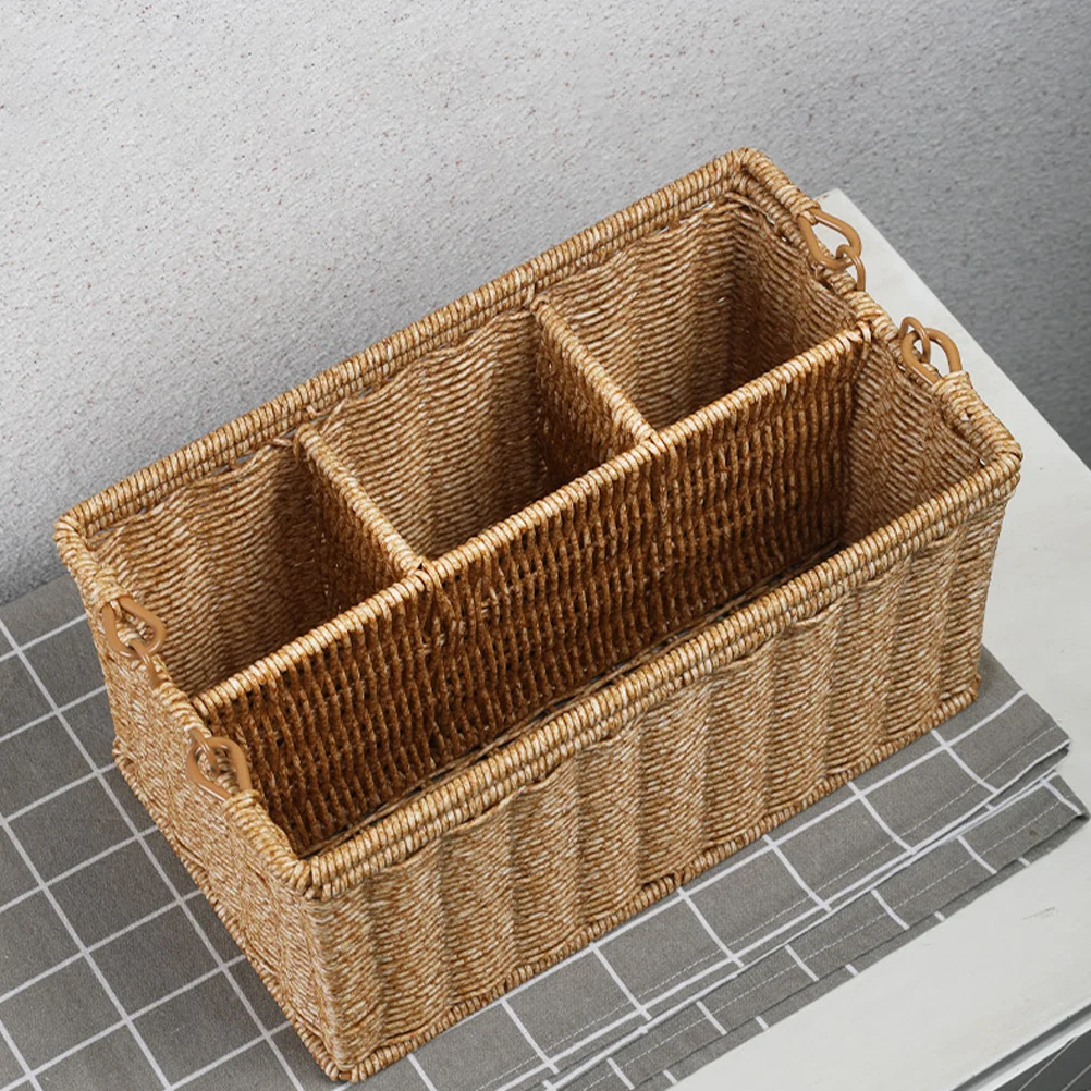 Tool Basket Cumpleaños Para Woven Storage Bins Home 4-compartment Baskets Sundries Holder Wrought Iron
Tool Basket Cumpleaños Para Woven Storage Bins Home 4-compartment Baskets Sundries Holder Wrought Iron
