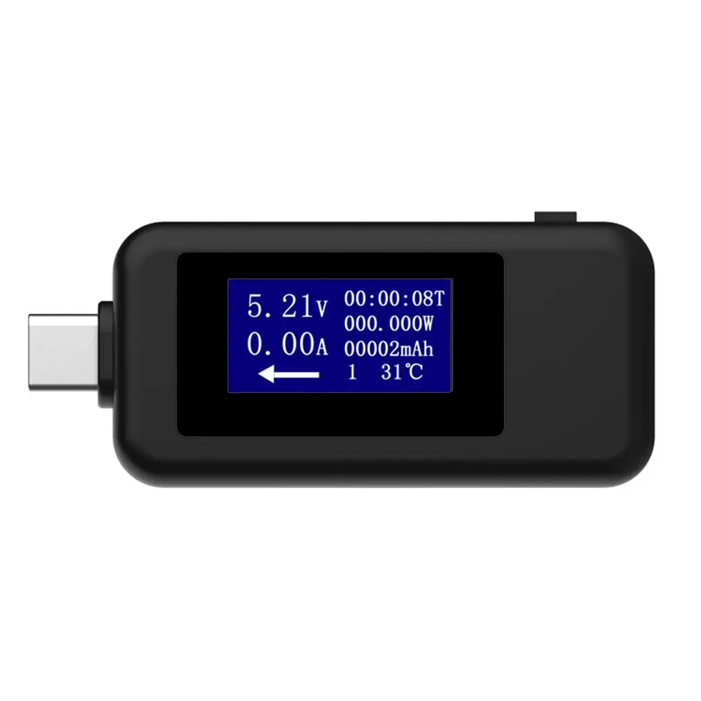 Type-C USB 4-30V DC Voltmeter Tester Current Voltage Meter Timing Ammeter Digital Monitor Cut-off Power Indicator Bank Charger
Type-C USB 4-30V DC Voltmeter Tester Current Voltage Meter Timing Ammeter Digital Monitor Cut-off Power Indicator Bank Charger