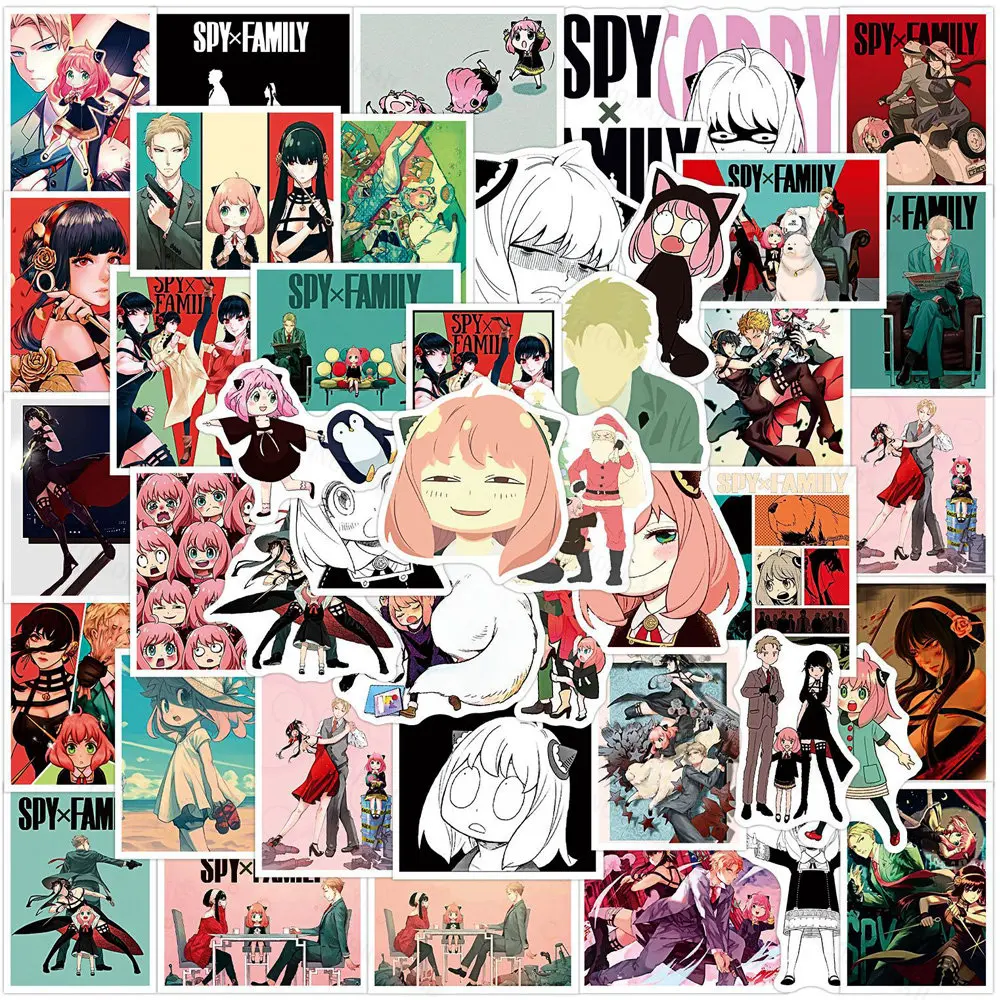 100pcs Cartoon Spy X Family Stickers Anime DIY Laptop Skateboard Phone Luggage Car Cool Waterproof Kids Sticker Toy Decals
100pcs Cartoon Spy X Family Stickers Anime DIY Laptop Skateboard Phone Luggage Car Cool Waterproof Kids Sticker Toy Decals