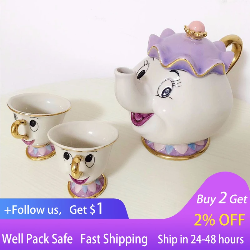 Cute Cartoon Beauty And The Beast Teapot Mugs Nordic Style Mrs Potts Chip Tea Pot Cup One Set Home Decorative Teapot
Cute Cartoon Beauty And The Beast Teapot Mugs Nordic Style Mrs Potts Chip Tea Pot Cup One Set Home Decorative Teapot