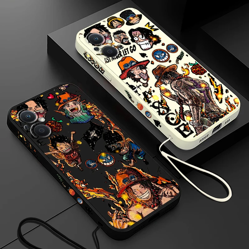 Anime O-Ones Pieces Aces OPPO Phone Case For Find X5 X3 X2 Lite Pro Neo A5 A53 A94 4G 5G Liquid Left Rope Soft Cover
Anime O-Ones Pieces Aces OPPO Phone Case For Find X5 X3 X2 Lite Pro Neo A5 A53 A94 4G 5G Liquid Left Rope Soft Cover