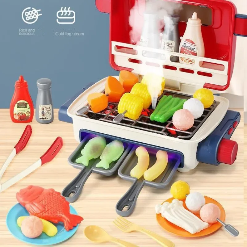 Children BBQ Grill Kitchen Toys Mini Electric Barbecue Game Simulation Play Foods Cooking Music Light Pretend Play Toys for Kids 
Children BBQ Grill Kitchen Toys Mini Electric Barbecue Game Simulation Play Foods Cooking Music Light Pretend Play Toys for Kids