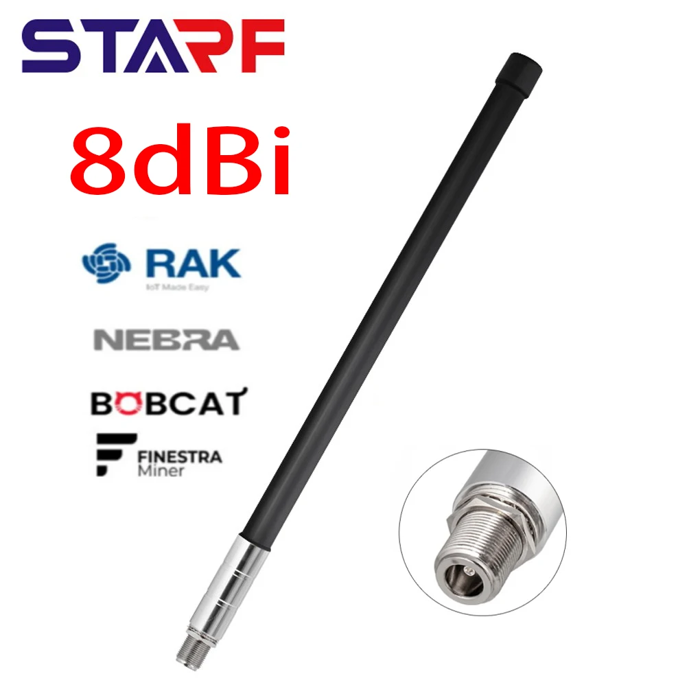 8 DBi Omni Antenna RAK Wireless Aerial Helium Bobcat Sensecap M1 HNT EU868 US915 Antenna Omni Fiberglass Aerial Antenna
8 DBi Omni Antenna RAK Wireless Aerial Helium Bobcat Sensecap M1 HNT EU868 US915 Antenna Omni Fiberglass Aerial Antenna