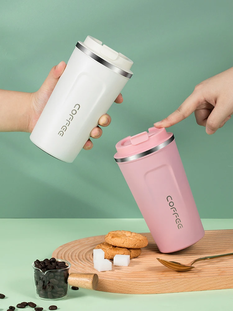380/510ml Thermos Cup Double Stainless Steel Coffee Mug Leak-Proof Thermos Travel Mug Vacuum Flask Insulated Cup Water Bottle 380/510ml Thermos Cup Double Stainless Steel Coffee Mug Leak-Proof Thermos Travel Mug Vacuum Flask Insulated Cup Water Bottle