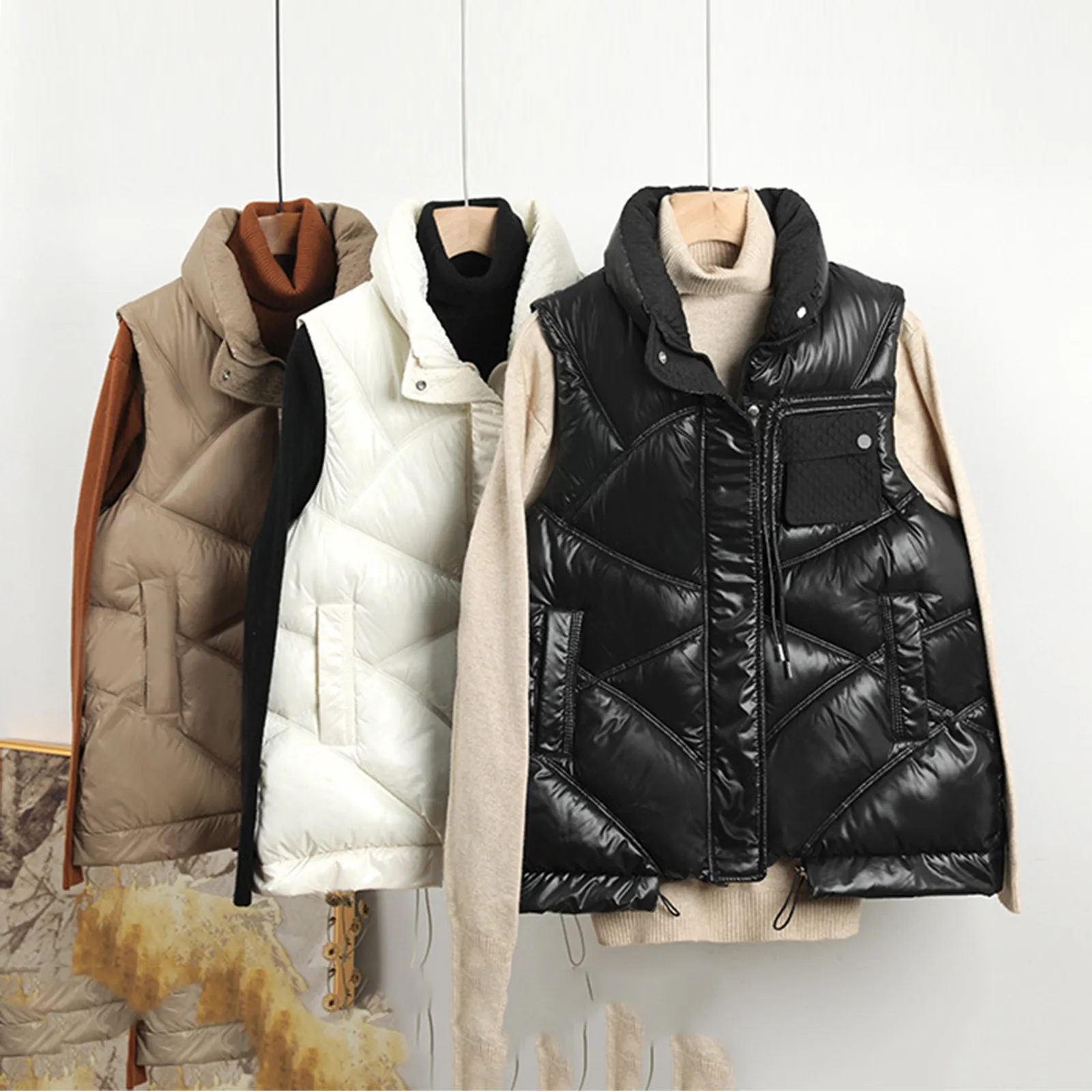 Легкая Осенняя Женская куртка, Короткое женское белье, стирающаяся версия пухового хлопка, глянцевый жилет, теплый свитер, куртка для женщи...
Легкая Осенняя Женская куртка, Короткое женское белье, стирающаяся версия пухового хлопка, глянцевый жилет, теплый свитер, куртка для женщи...