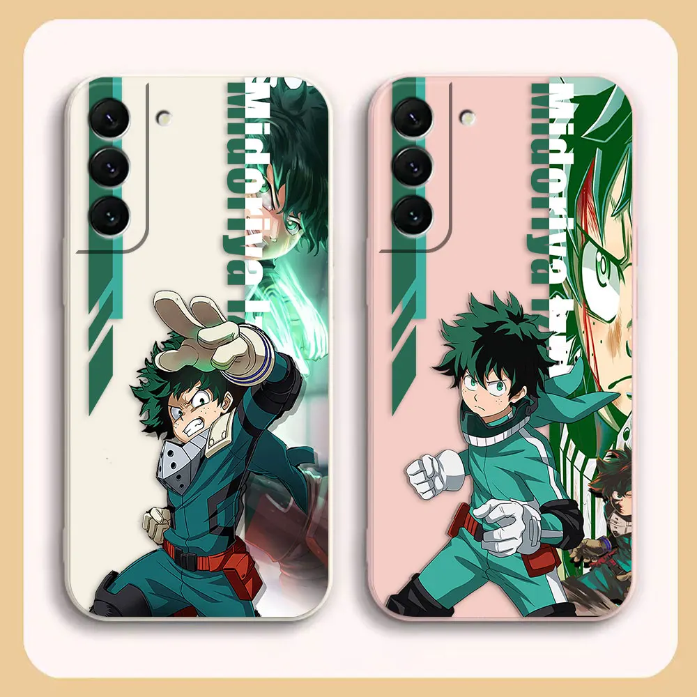 Case For Samsung Galaxy S23 S21 S20 FE S11 S11E S10 S9 Ultra Plus 4G 5G Liquid silicone Case Midoriya Izuku My Hero Academia
Case For Samsung Galaxy S23 S21 S20 FE S11 S11E S10 S9 Ultra Plus 4G 5G Liquid silicone Case Midoriya Izuku My Hero Academia