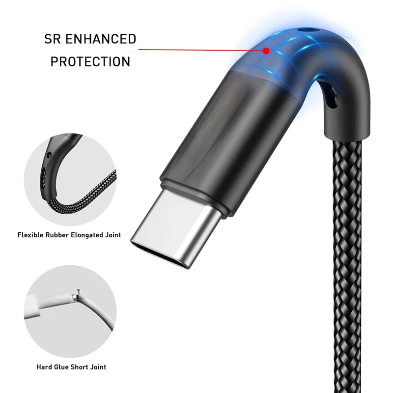 Factory Direct Selling for Samsung Galaxy S8 S9 Plus mi9 Mobile Phone USB C Charger Cable 3A USB Type C Cable Fast Charging Wi
Factory Direct Selling for Samsung Galaxy S8 S9 Plus mi9 Mobile Phone USB C Charger Cable 3A USB Type C Cable Fast Charging Wi