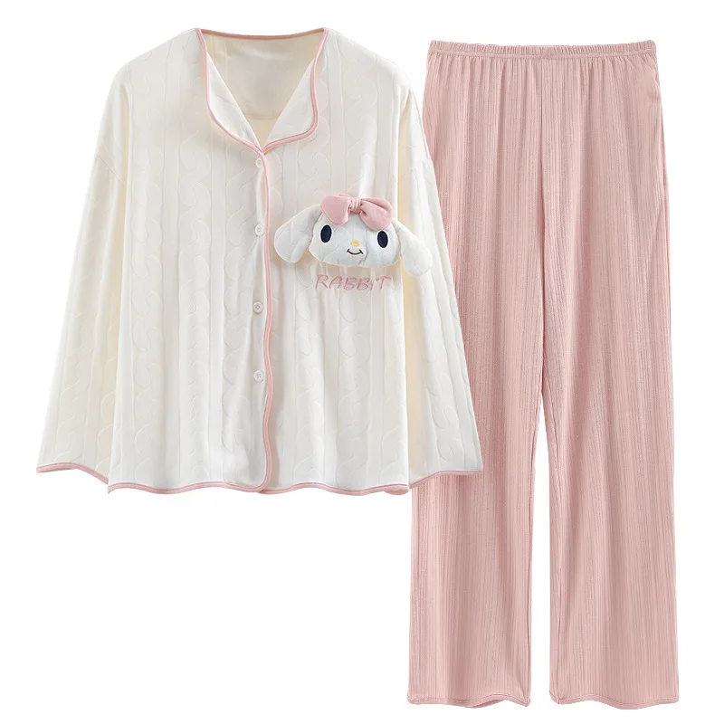 Cinnamorol Pajamas Kawaii Pink Casual Knitted Cotton Pajamas Long-Sleeve Loungewear Set Soft and Loose Birthday Gift
Cinnamorol Pajamas Kawaii Pink Casual Knitted Cotton Pajamas Long-Sleeve Loungewear Set Soft and Loose Birthday Gift