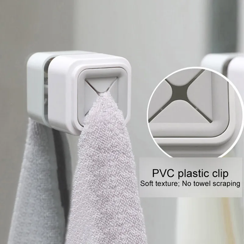 Towel Hook Hanger Racks Pasteable Kitchen Dishcloth Holder Cleaning Tools Towels Storage Clip Bathroom Accessories
Towel Hook Hanger Racks Pasteable Kitchen Dishcloth Holder Cleaning Tools Towels Storage Clip Bathroom Accessories