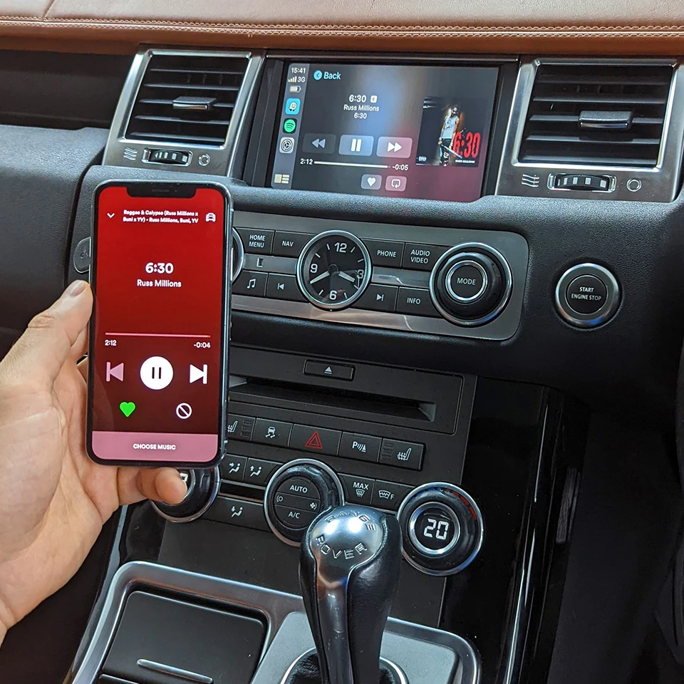 Автомобильное мультимедийное интегрированное зеркало для телефона Range Rover Jaguar 2015 2016 2017 F-type для Bosch CarPlay Solution, музыкальный телефонный звонок
Автомобильное мультимедийное интегрированное зеркало для телефона Range Rover Jaguar 2015 2016 2017 F-type для Bosch CarPlay Solution, музыкальный телефонный звонок