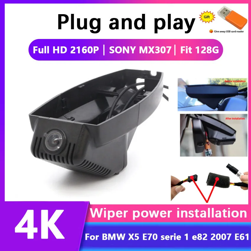 

Plug and playCar DVR Wifi DVR Video recorder dash cam For BMW 320i e46 e90 e91 e92 e30 530i e60 f10 e39 e34 e36 x1 e84 x5 e70 e5