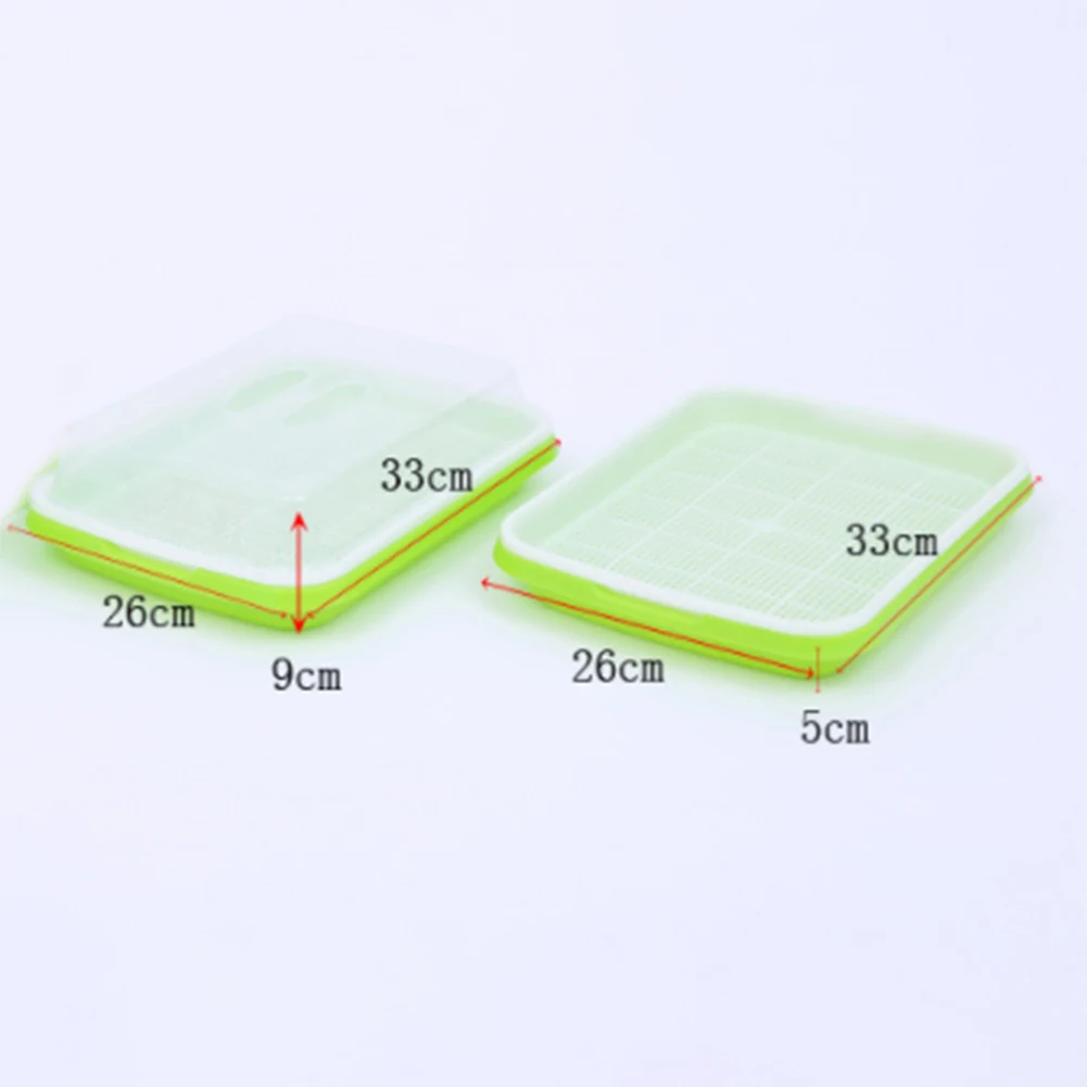 1 Pc Hydroponics Bean Sprouts Grow Dishes Plate Plant Seedling Germination Nursery Tray Flower Plant Home Garden Nursery Pot
1 Pc Hydroponics Bean Sprouts Grow Dishes Plate Plant Seedling Germination Nursery Tray Flower Plant Home Garden Nursery Pot