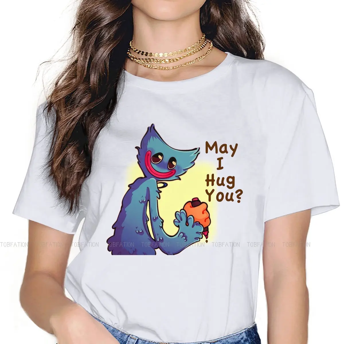 Huggy Wuggy May I Hug You Special TShirt for Girl Poppy Playtime Top Quality Creative Gift Idea T Shirt Hot Sale
Huggy Wuggy May I Hug You Special TShirt for Girl Poppy Playtime Top Quality Creative Gift Idea T Shirt Hot Sale