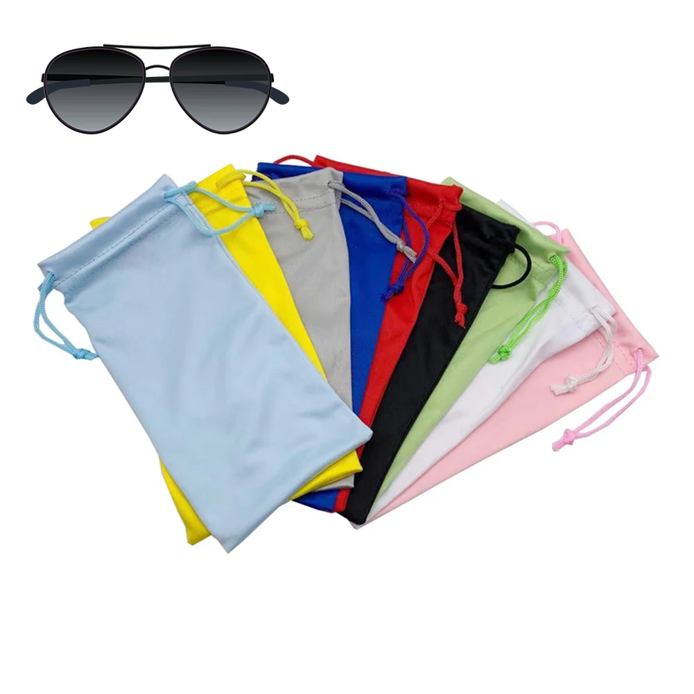 Solid Color Soft Sunglasses Bags Colorful Drawstring Eyeglasses Pouch Myopia Customized Glass Case Eyewear Accessories 18*9 Cm
Solid Color Soft Sunglasses Bags Colorful Drawstring Eyeglasses Pouch Myopia Customized Glass Case Eyewear Accessories 18*9 Cm