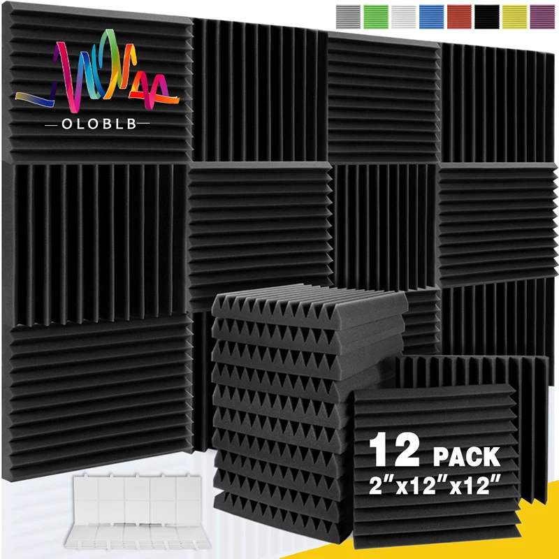 Sound Absorbing Wall Panels 12 Pcs Sound Proof Insulation Studio Acoustic Foam Panels Ktv Room House Isolation Noise Sponge Foam
Sound Absorbing Wall Panels 12 Pcs Sound Proof Insulation Studio Acoustic Foam Panels Ktv Room House Isolation Noise Sponge Foam