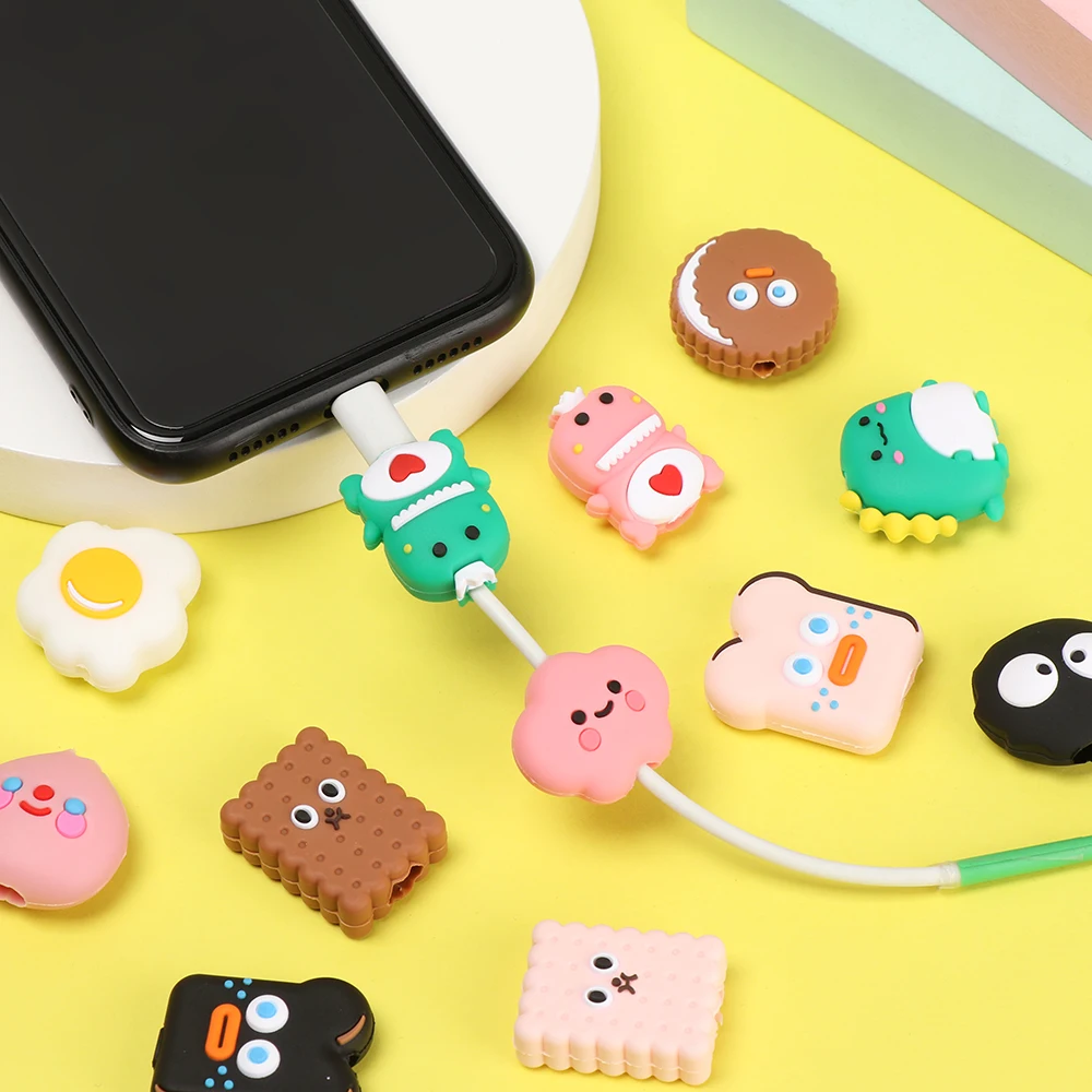 1Pc Silicone Cable Bite Data Line Protector Charging Cable Cover Wire Cord Protectors Tube Cable Winder Cover Protective Case
1Pc Silicone Cable Bite Data Line Protector Charging Cable Cover Wire Cord Protectors Tube Cable Winder Cover Protective Case