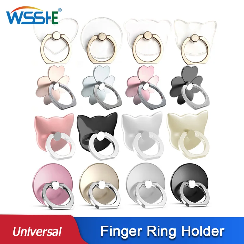 Finger Ring Holder Round Cat Flower Shape Telephone Cellular Support Universal Grip 360 Degree Rotation Car Mobile Phone Stand
Finger Ring Holder Round Cat Flower Shape Telephone Cellular Support Universal Grip 360 Degree Rotation Car Mobile Phone Stand