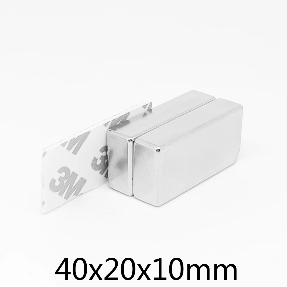 1/2/3/5 шт. 40x20x10 мм лист мощные магниты с 3 м самоклеящимися 40*20*10 толстые блоки постоянный магнит NdFeB 40x20x10
1/2/3/5 шт. 40x20x10 мм лист мощные магниты с 3 м самоклеящимися 40*20*10 толстые блоки постоянный магнит NdFeB 40x20x10