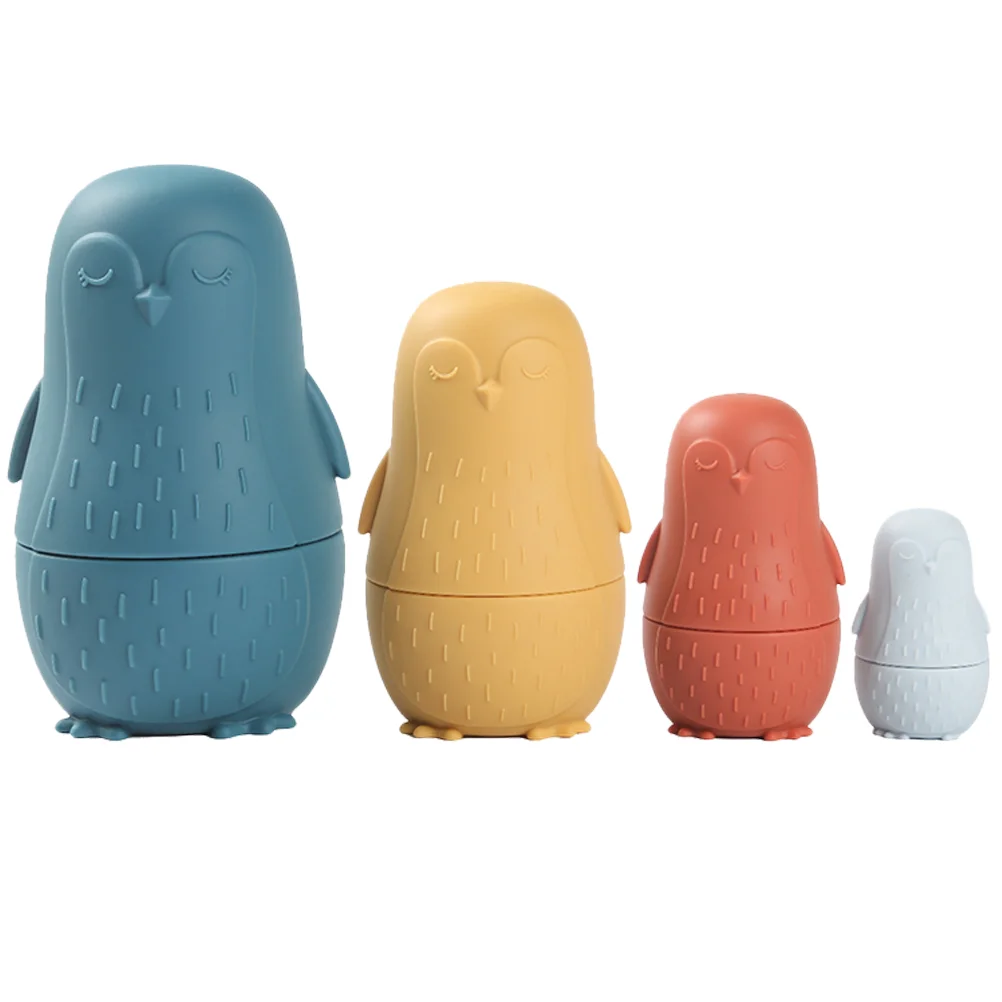 Matryoshka Handicrafts Penguin Dolls Cartoon Kids Stacking Children Gifts Nesting Russian Handmade Educational Toys
Matryoshka Handicrafts Penguin Dolls Cartoon Kids Stacking Children Gifts Nesting Russian Handmade Educational Toys