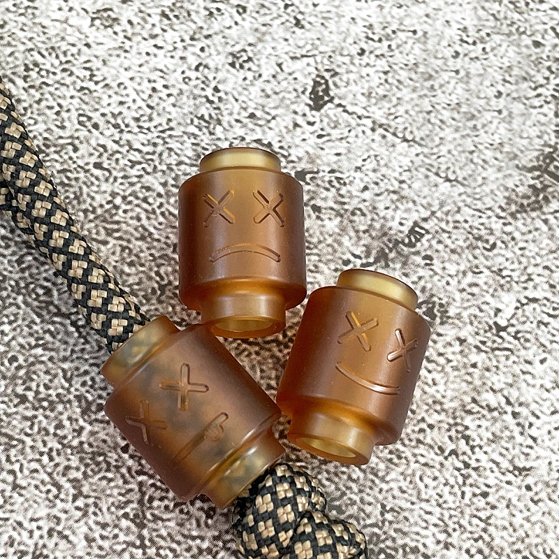 1 шт. брелок ULTEM парашютный шнур нож подвеска из бисера ремешок EDC головка молнии