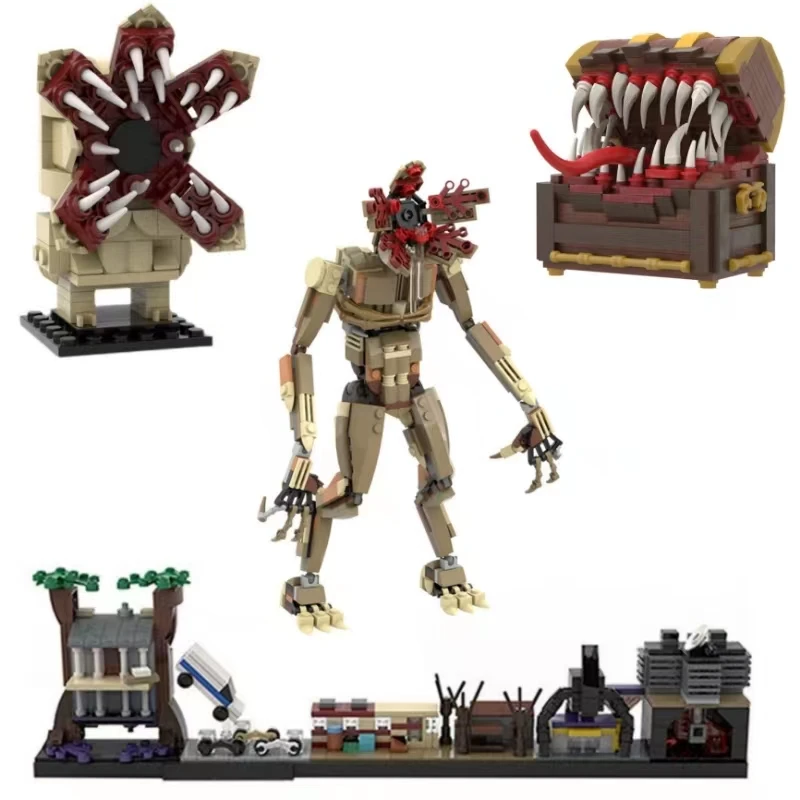 

Strangers Things Movie Figure Demogorgon Building Blocks Moc TV MOC-35522 Brickheadz Educational Toys Children's Toys Gifts