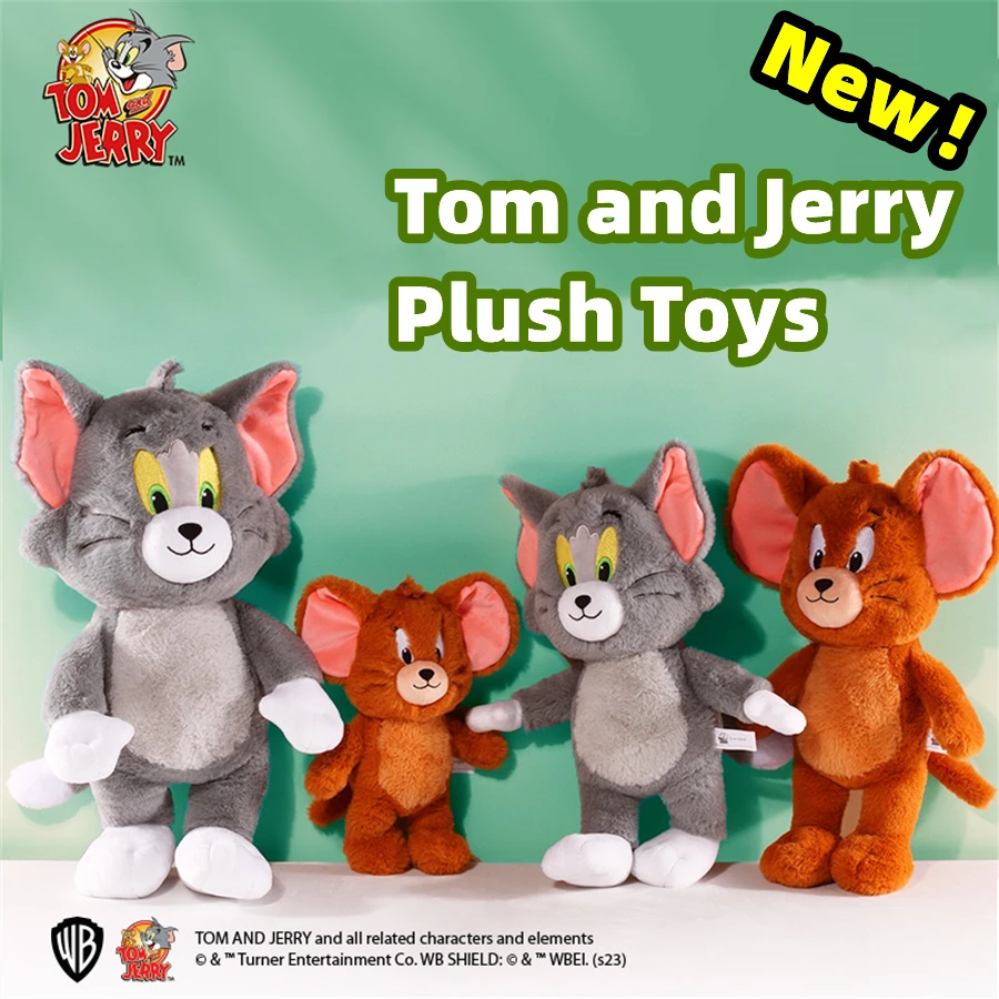 Original Kawaii Tom And Jerry Plush Toy Cartoon Anime Movie Cat Mouse Plushies Stuffed Animals Doll Toys For Kids Birthday Gifts
Original Kawaii Tom And Jerry Plush Toy Cartoon Anime Movie Cat Mouse Plushies Stuffed Animals Doll Toys For Kids Birthday Gifts