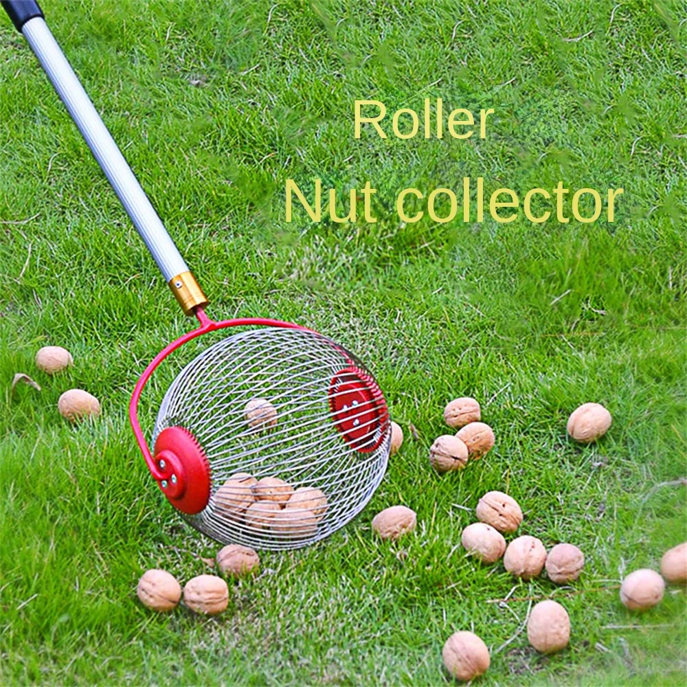 Nut Gatherer Fruit Collector Garden Rolling Nut Harvester Fruit Picker Without Telescoping Pole for Picking up Walnut Chestnut
Nut Gatherer Fruit Collector Garden Rolling Nut Harvester Fruit Picker Without Telescoping Pole for Picking up Walnut Chestnut