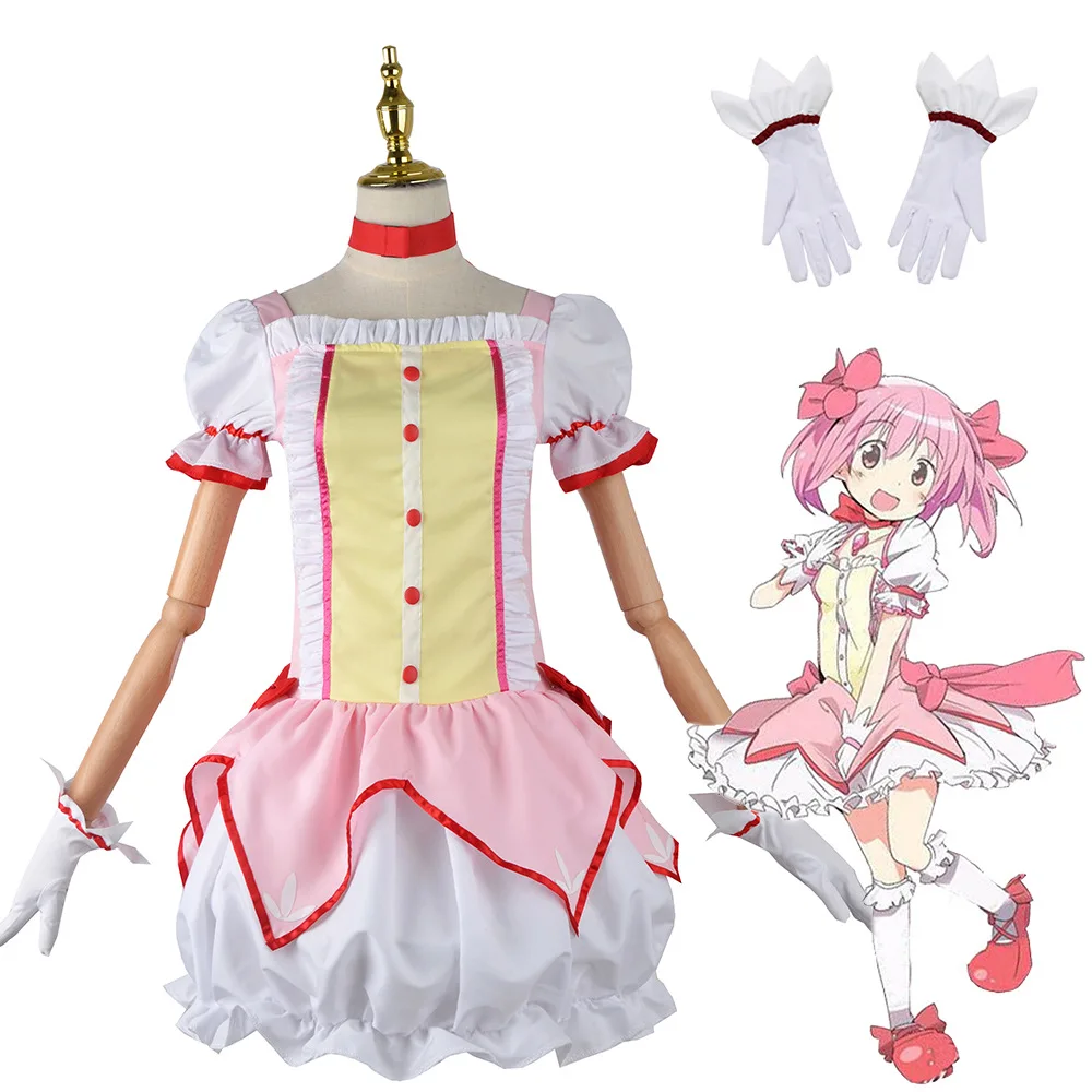 Магический Женский Костюм Puella Magi Madoka Magica, магический костюм Канаме мадоки, Короткое бальное платье с бантиками, аксессуары для косплея
Магический Женский Костюм Puella Magi Madoka Magica, магический костюм Канаме мадоки, Короткое бальное платье с бантиками, аксессуары для косплея