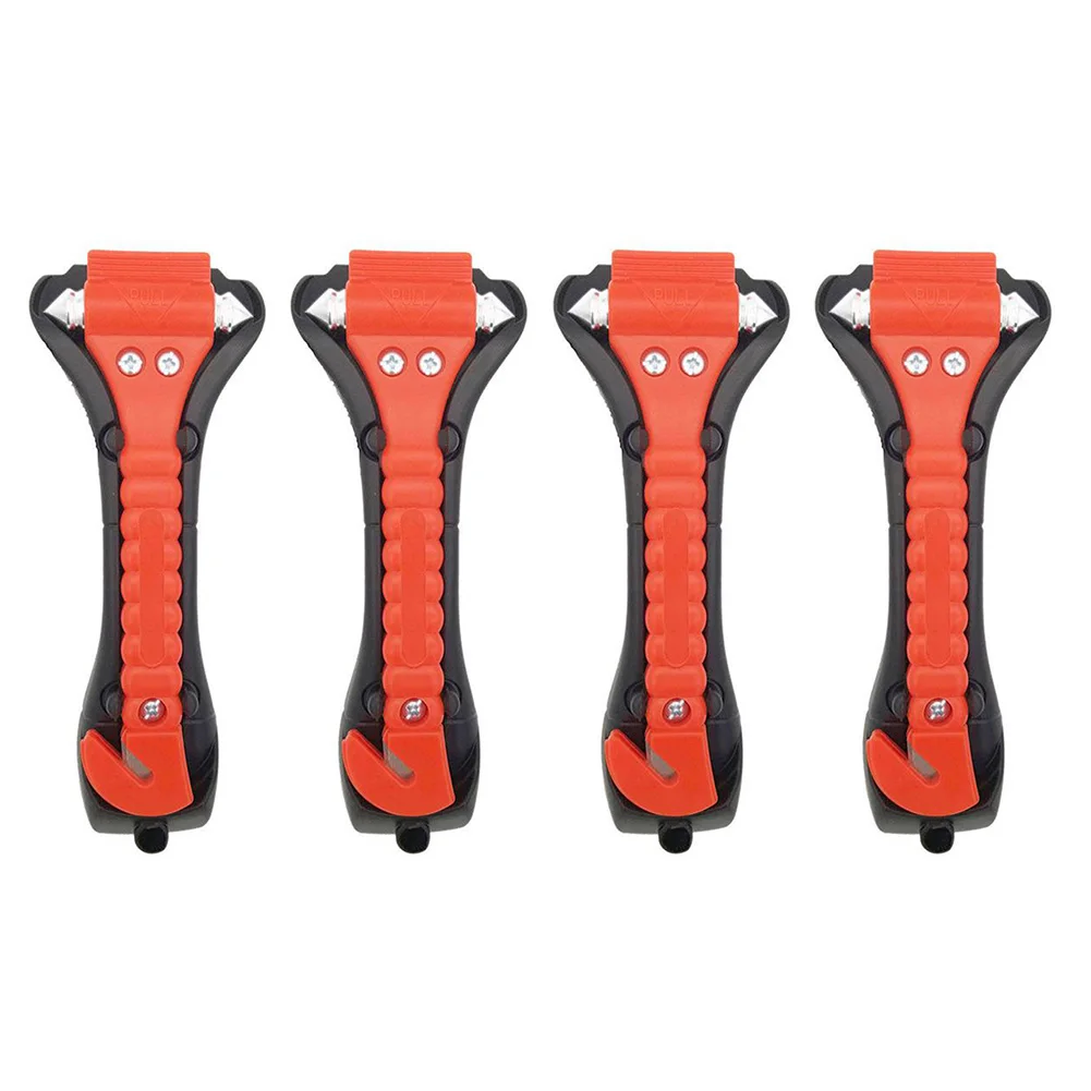 4 Pieces 2 in 1 Car Safety Rescue Emergency Hammer Escape Window Glass Breaker Car Rescue Red Hammer Auto Parts
4 Pieces 2 in 1 Car Safety Rescue Emergency Hammer Escape Window Glass Breaker Car Rescue Red Hammer Auto Parts