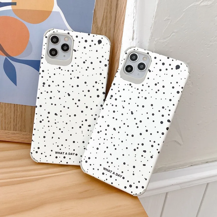 Polka Dots Shockproof Rubber Soft Rubber TPU Phone Cases For iPhone 13 11 12 Pro Max XR XS 7 8 Plus 14 Plus Fashion White Cover
Polka Dots Shockproof Rubber Soft Rubber TPU Phone Cases For iPhone 13 11 12 Pro Max XR XS 7 8 Plus 14 Plus Fashion White Cover