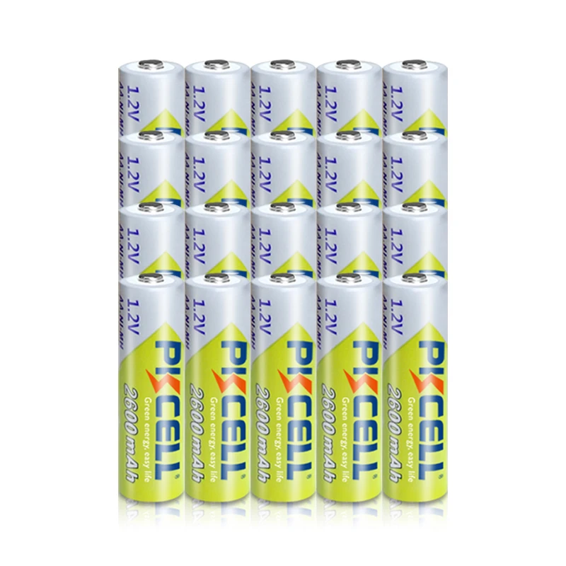 NEWCE 20 X PKCELL AA Battery 1.2V Ni-MH 2A 2600mAh 1.2 Volt AA Rechargeable Battery Baterias Bateria Batteries
NEWCE 20 X PKCELL AA Battery 1.2V Ni-MH 2A 2600mAh 1.2 Volt AA Rechargeable Battery Baterias Bateria Batteries