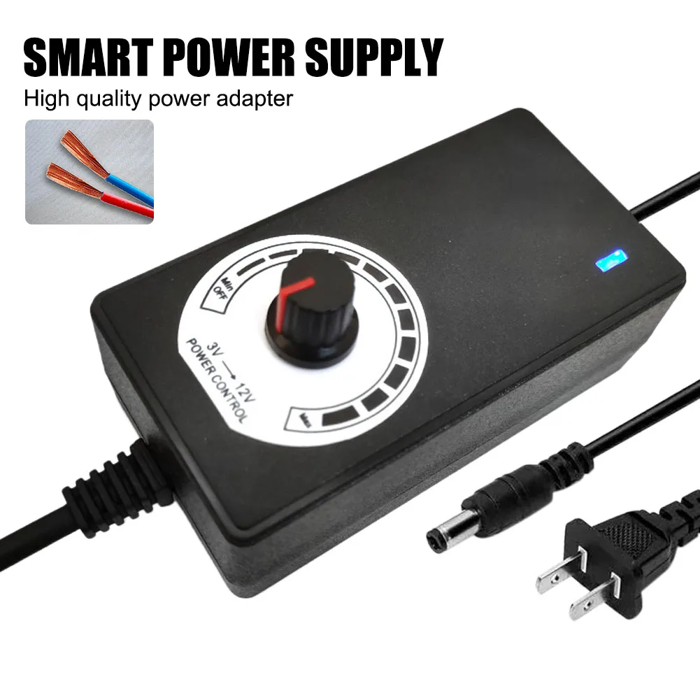 Universal 220V To 12 V Volt Adapter Power Supply Adapter Adjustable AC To DC Power Supply 3V 5V 6V 9V 12V 15V 18V 24V 1A 2A 5A
Universal 220V To 12 V Volt Adapter Power Supply Adapter Adjustable AC To DC Power Supply 3V 5V 6V 9V 12V 15V 18V 24V 1A 2A 5A