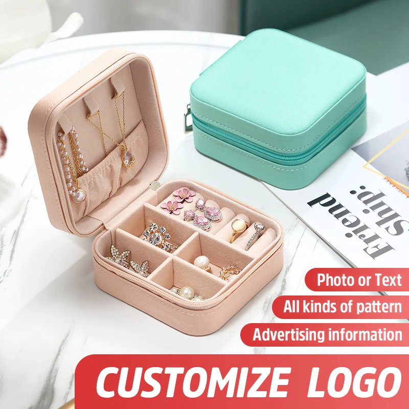 1Pcs Customizable Jewelry Box Portable Jewelry Storage Packaging Display Organizer Leather Jewellery Case Custom Logo Pattern
1Pcs Customizable Jewelry Box Portable Jewelry Storage Packaging Display Organizer Leather Jewellery Case Custom Logo Pattern