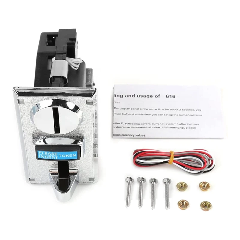 Coin Acceptor Various Coin-Operated Selector Slots, Compatible With Arcade Game Mechanics And Vending Machines
Coin Acceptor Various Coin-Operated Selector Slots, Compatible With Arcade Game Mechanics And Vending Machines