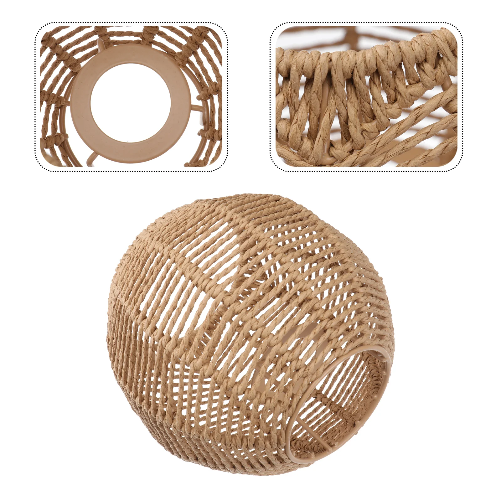 Imitation Rattan Lampshade Accessory Rustic Decor Household Boho Light Fixtures Cover Adornment Clipping Creative Decorative
Imitation Rattan Lampshade Accessory Rustic Decor Household Boho Light Fixtures Cover Adornment Clipping Creative Decorative