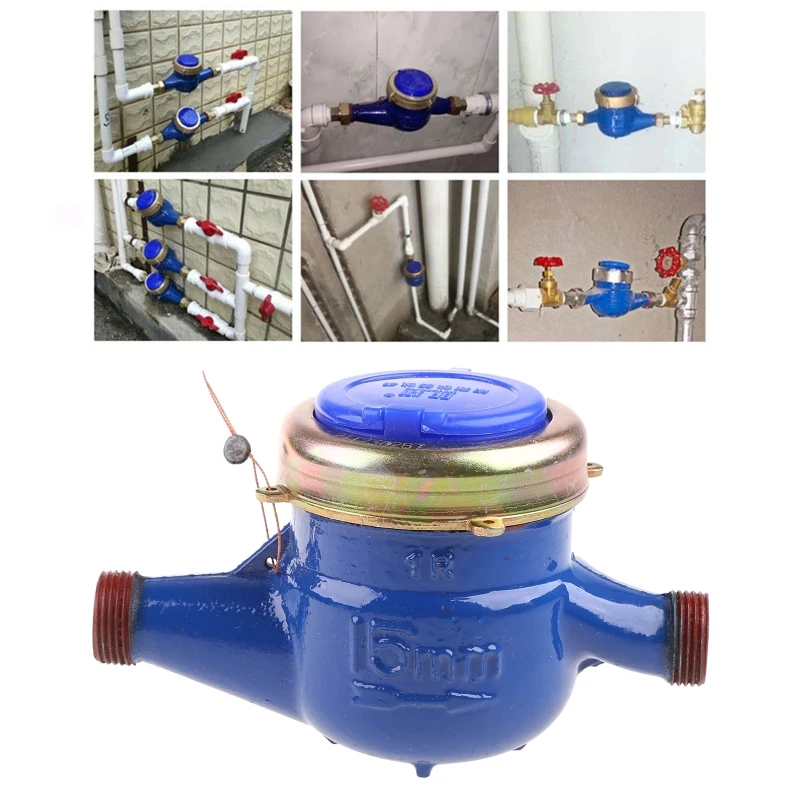 Water Meter Water Flow Meter 20mm Cold Water Meter Compatible with Garden & Home use Wet Table Measuring Tool
Water Meter Water Flow Meter 20mm Cold Water Meter Compatible with Garden & Home use Wet Table Measuring Tool