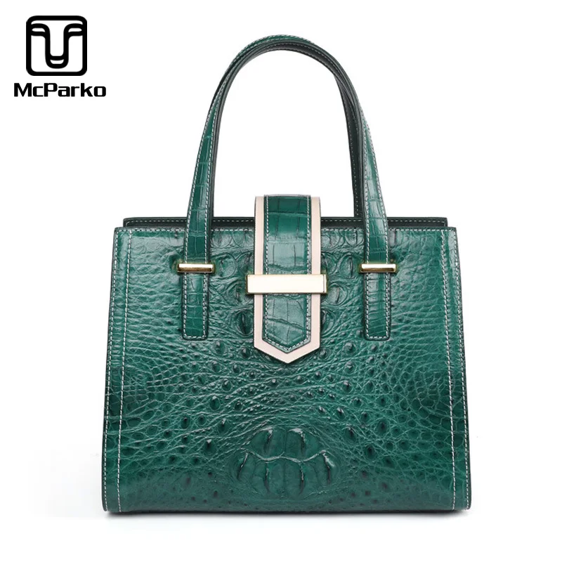 McParko Luxury Crocodile Handbag For Women Genuine Leather Top-handle Totes Shoulder Bags Green Black Red Burgundy
McParko Luxury Crocodile Handbag For Women Genuine Leather Top-handle Totes Shoulder Bags Green Black Red Burgundy