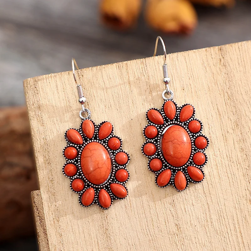 RED CORAL EARRINGS WITH STONE Wild Flower Ruby Red Blooming Stone Earrings for Women Navajo Jewelers Multi Stone Cluster Accesso
RED CORAL EARRINGS WITH STONE Wild Flower Ruby Red Blooming Stone Earrings for Women Navajo Jewelers Multi Stone Cluster Accesso