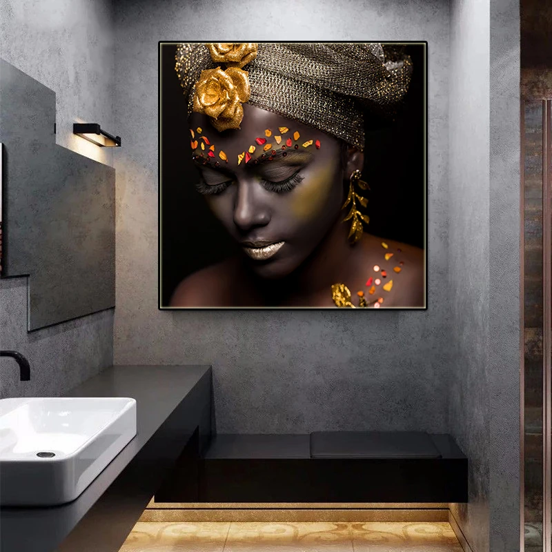 Wall Art Pictures for Living Room African Black Woman Print Canvas Paintings for Home Decoration Figure Bedside Posters Cuadros 
Wall Art Pictures for Living Room African Black Woman Print Canvas Paintings for Home Decoration Figure Bedside Posters Cuadros