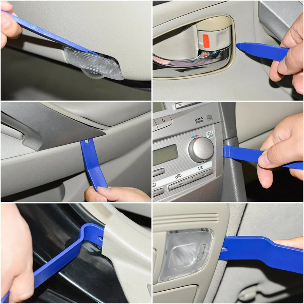 Automobile DVD Stereo Refit Trim Removal Tools Car Repair Tools 5pcs/set Blue+red Dashboard Removal Tool Repair Tools
Automobile DVD Stereo Refit Trim Removal Tools Car Repair Tools 5pcs/set Blue+red Dashboard Removal Tool Repair Tools