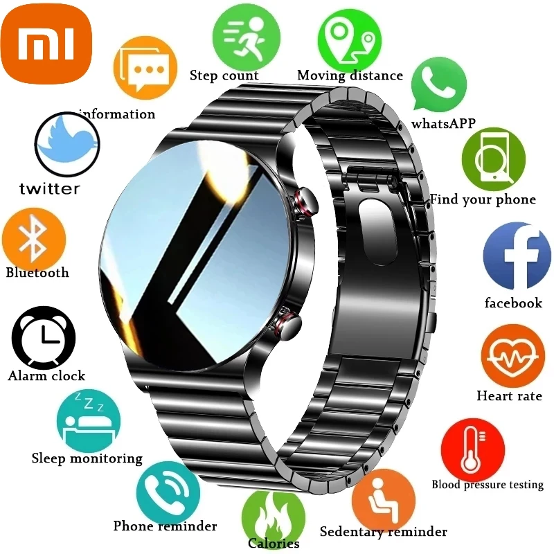 Xiaomi 454*454 HD 1.39 Inch Smart Watches Men Bluetooth Call Waterproof Music Player Link Bluetooth Headset Smartwatch Men
Xiaomi 454*454 HD 1.39 Inch Smart Watches Men Bluetooth Call Waterproof Music Player Link Bluetooth Headset Smartwatch Men