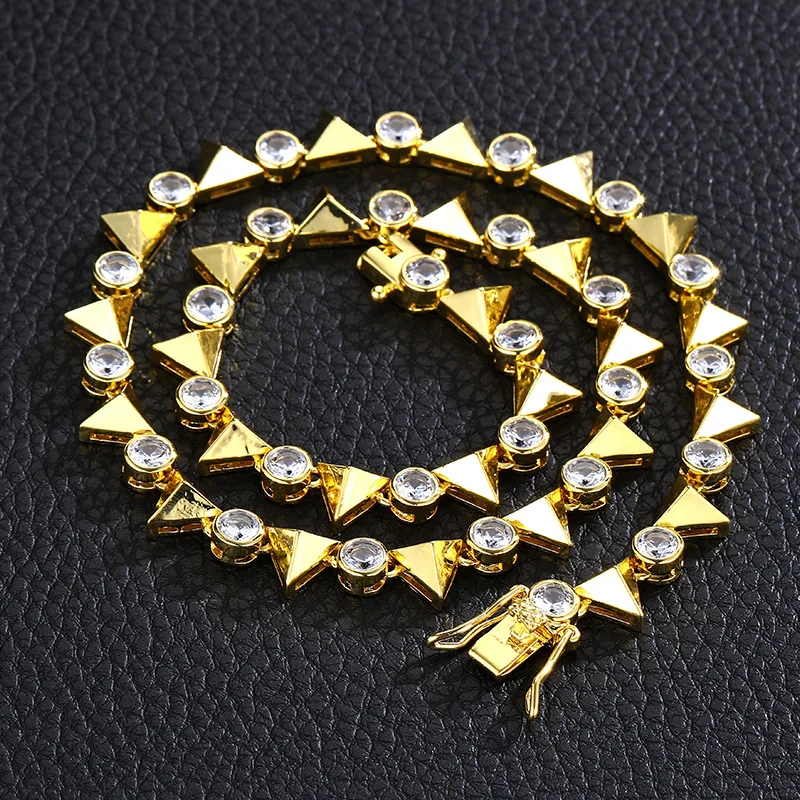 Luxury Niche Ins Style 9MM Alloy Zircon Geometric Stitching Spiked Cuban Chain Necklace Women's Round Bracelet Anklet
Luxury Niche Ins Style 9MM Alloy Zircon Geometric Stitching Spiked Cuban Chain Necklace Women's Round Bracelet Anklet