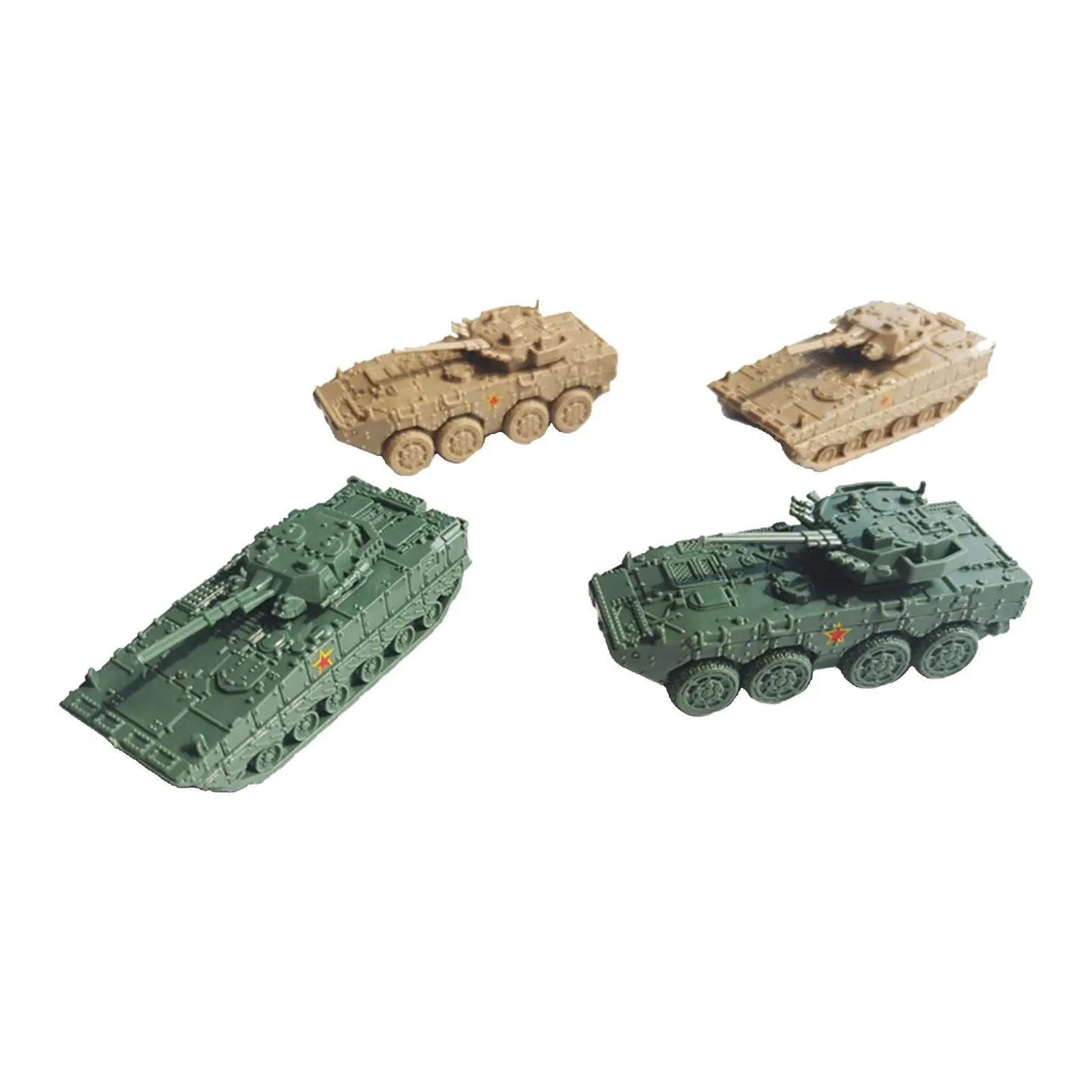 

4 шт., масштаб 1:144, модель танка, игрушечный танк, игровой набор, коллекционная 4D детская игрушка, бронированный автомобиль, обучающая игрушка для детей, подарки для детей